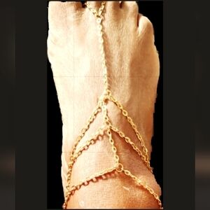 Adjustable Ankle/Foot Chain and Toe Ring
